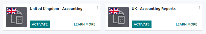 Gói Odoo UK 